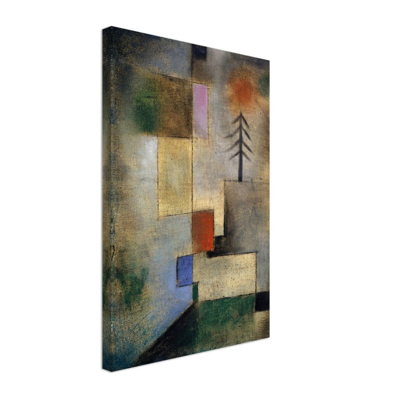 Paul Klee Kleines Tannenbild ( Small Picture of Firtrees ) abstract painting.