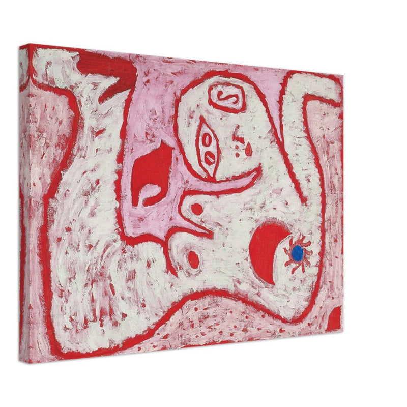 Paul Klee A Woman For Gods abstract painting.    poster