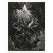 Gustave Dore Paradise Lost engraving . Satan and his fallen angels
