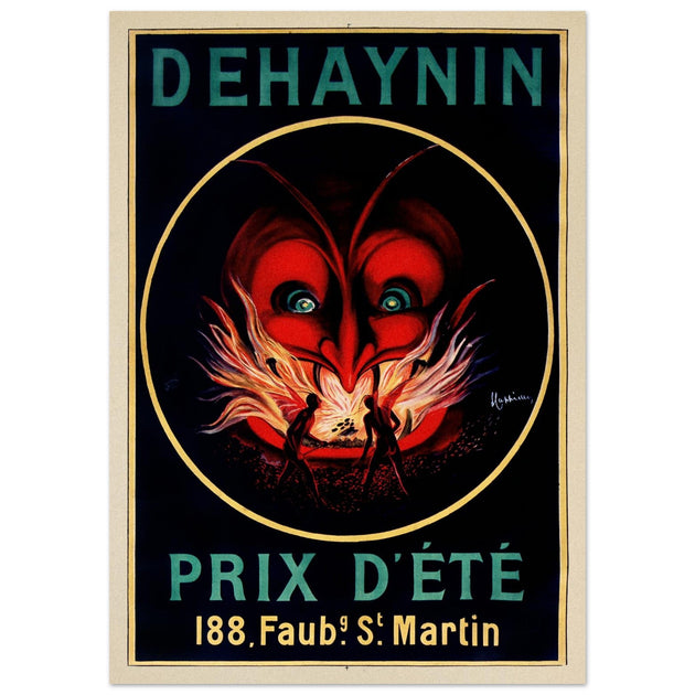 Dehaynin Prix d' Ete vintage advertising poster by Leonetto Cappiello.