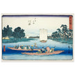 Kawasaki: The Rokugo Ferry by Utagawa Hiroshige