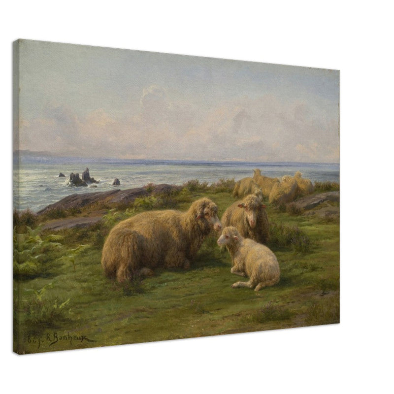 Sheep by the Sea by Rosa Bonheur.