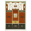 Architecture and mural paintings in Pompeii illustrated by G de Simone , project by Fausto and Felice Niccolini.