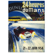 Le Mans 24 hours car race vintage print  1958 by Beligond.
