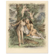 Paul Emile Becat erotic illustration Les Baiseres ( The Kisses )
