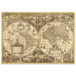 Ancient world map vintage reproduction of the XVII century by Nicolaes Geylekerck