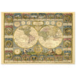 Ancient world map of 1776 by Abbe Clouet Double hemisphere world map.