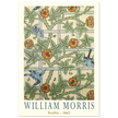 William Morris Trellis vintage wallpaper.  art print of this flower and leaves design