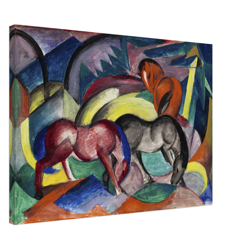 Drei Pferde  Three Horses painting reproduction by Franz Marc