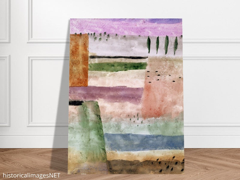Paul Klee Landscape with Poplars