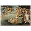 The birth of Venus by Sandro Botticelli. Greek Mythology art print of antique painting.