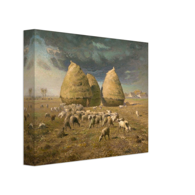 Haystacks Autumn by Jean François Millet.