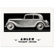 Adler Trumpf Junior Cabrio limousine car vintage print reproduction.
