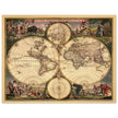 1682 Ancient double hemisphere world map by Frederick de Wit . Nova Orbis Tabula .
