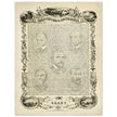 The Constitution of the United States of America vintage poster of 1865.