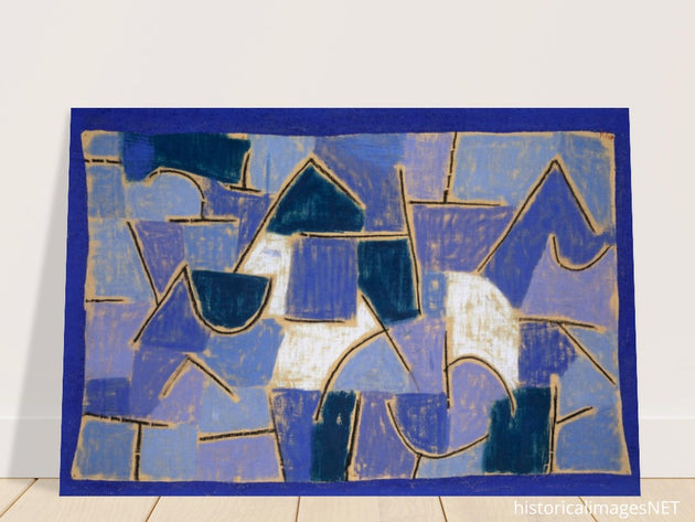 Paul Klee Blue night abstract painting.    .