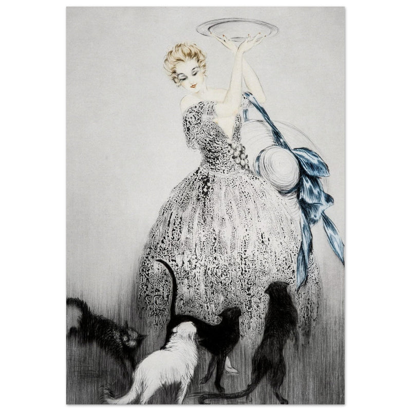 Louis Icart Les Chats (The Cats)