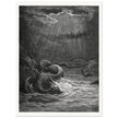Gustave Dore Paradise Lost engraving . The moment of Creation.