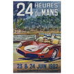 Le Mans race 1962 by Michel Beligond vintage poster .