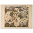 Ancient world map poster 17th century Nova Totius Terrarum Orbis Tabula