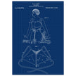 Brassiere patent drawing by M P Jacob.
