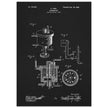 Carbureter vintage patent illustration by John Ford.