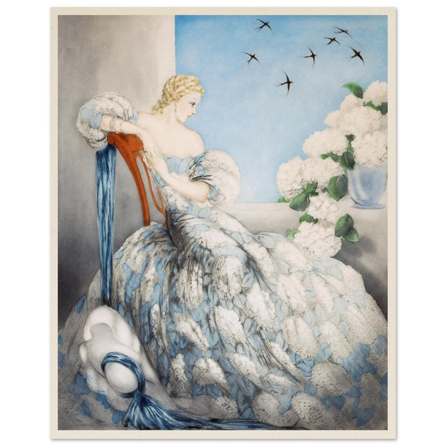 Symphony in Blue, 1936 by Louis Icart.