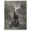 Don Quixote riding with Sancho Panza illustration by Gustave Dore.