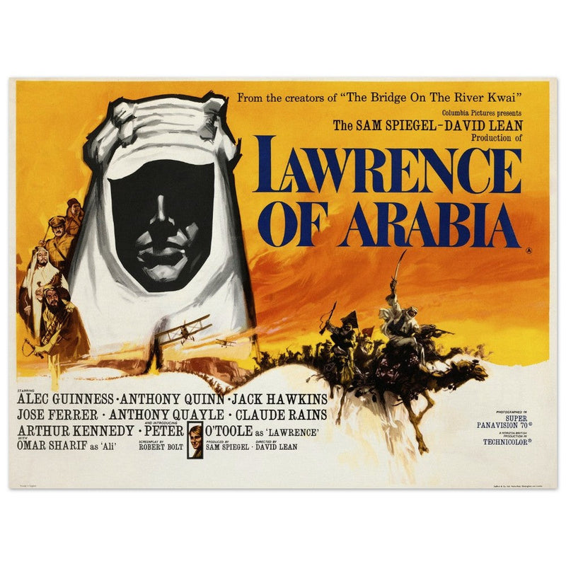 Lawrence of Arabia movie poster.