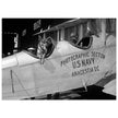 Police dog disguised as a pilot at the Naval Air Station