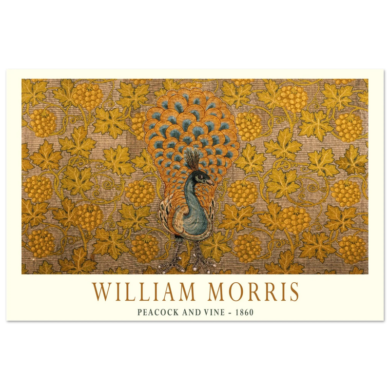 William Morris Peacock and Vine 1860 .