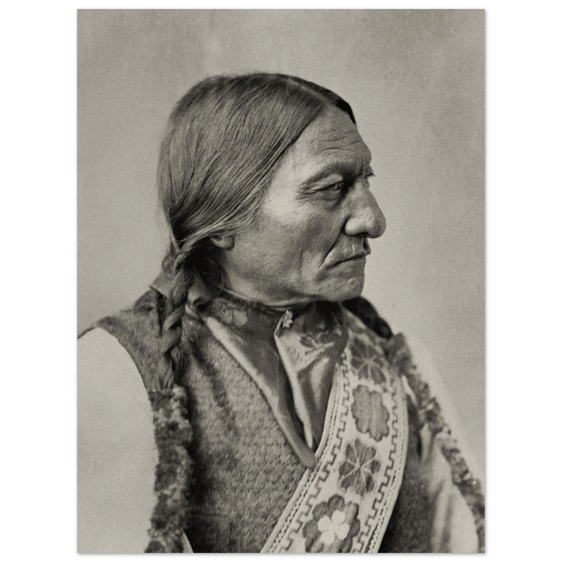 Sitting Bull native american indian leader.