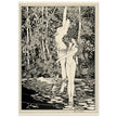 John Austen illustration for Hamlet The death of Ophelia