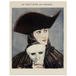 La Venitienne au Masque illustration published in Fantasio vintage magazine by George Barbier.
