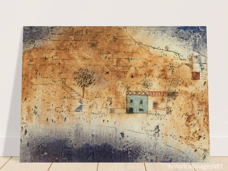 Paul Klee Bay M on Sicily abstract painting.