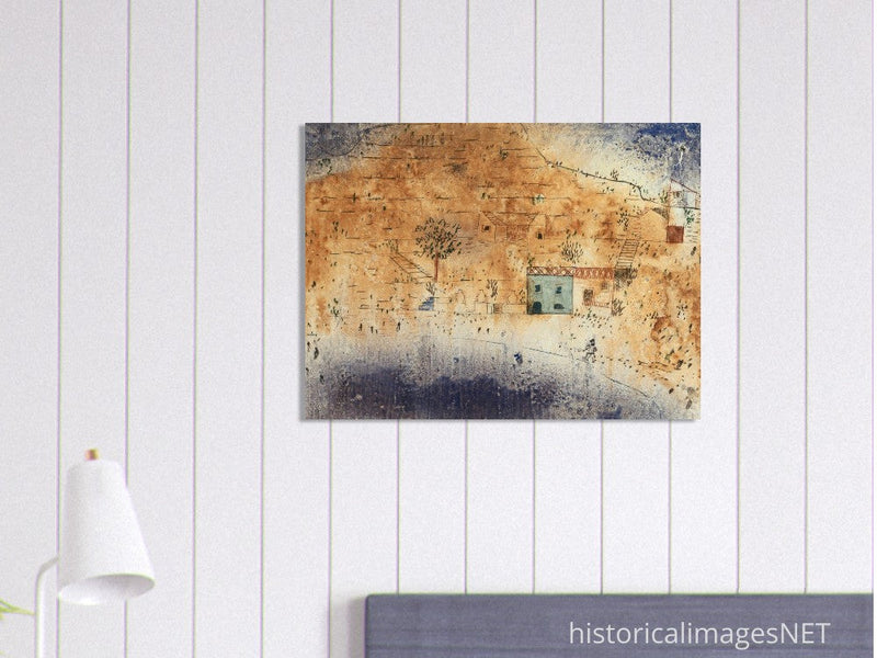 Paul Klee Bay M on Sicily abstract painting.
