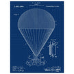 Airship patent drawing by T S C lowe Air balloon illustration