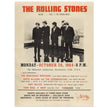 The Rolling Stones concert poster reproduction. 1964 performance. Printed on Fine Art paper