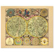 Planisphaerium Coeleste Celestial chart by Melchior Rein. Old vintage celestial atlas map.