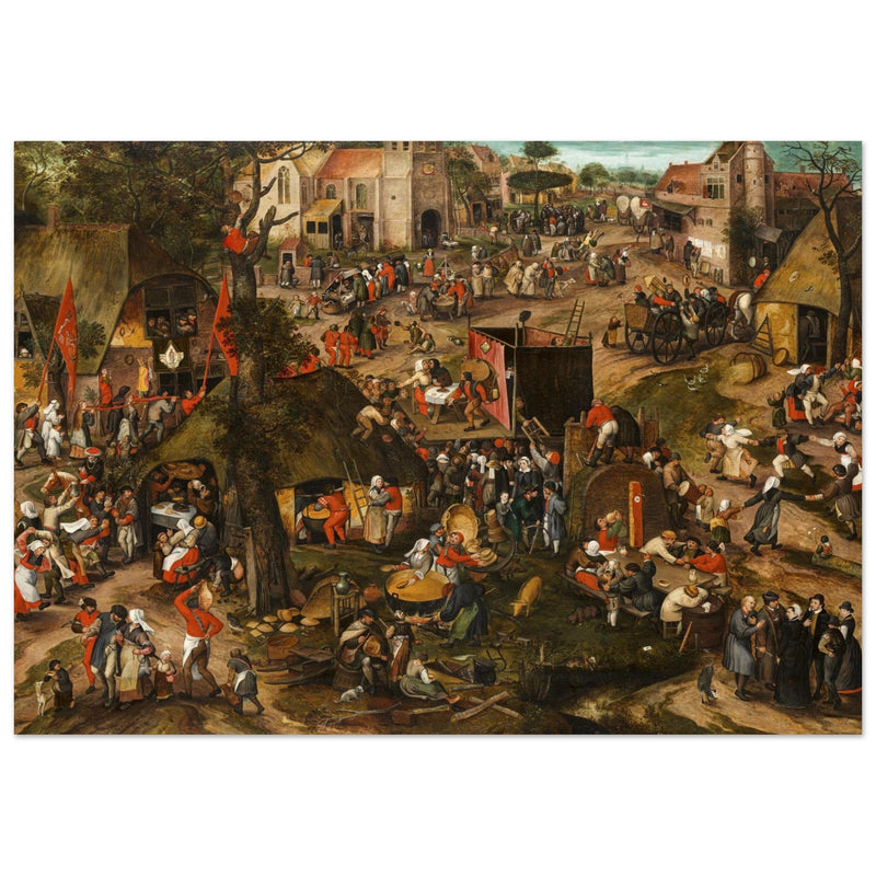 A Flemish Kermis with a Performance of the Farce by Peeter Baltens.