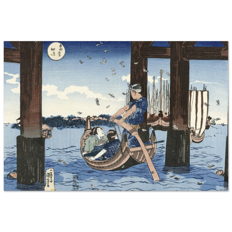 Tsukuda Island by Utagawa Kuniyoshi.