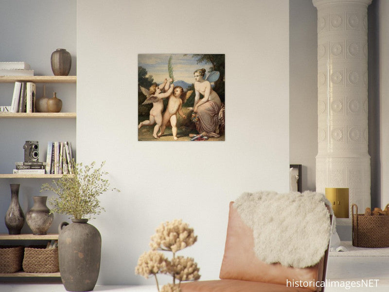 Eros and Anteros with Psyche Looking at Them. Johannes Riepenhausen .
