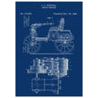 Motor Vehicle patent drawing by James Frank Duryea.