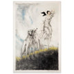 Louis Icart’s Joy of Life (1929) Woman with greyhound dogs.