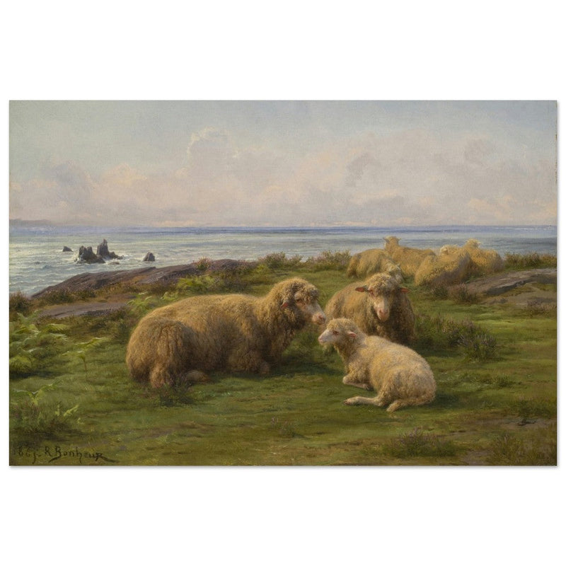 Sheep by the Sea by Rosa Bonheur.
