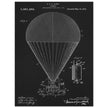 Airship patent drawing by T S C lowe Air balloon illustration