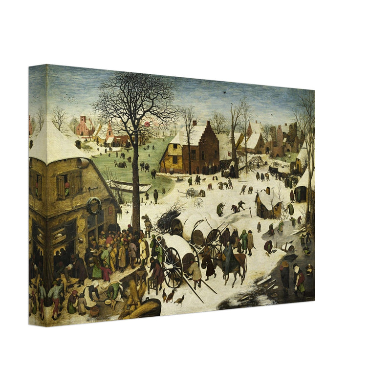 The Census at Bethlehem painting by Pieter Bruegel The Elder.