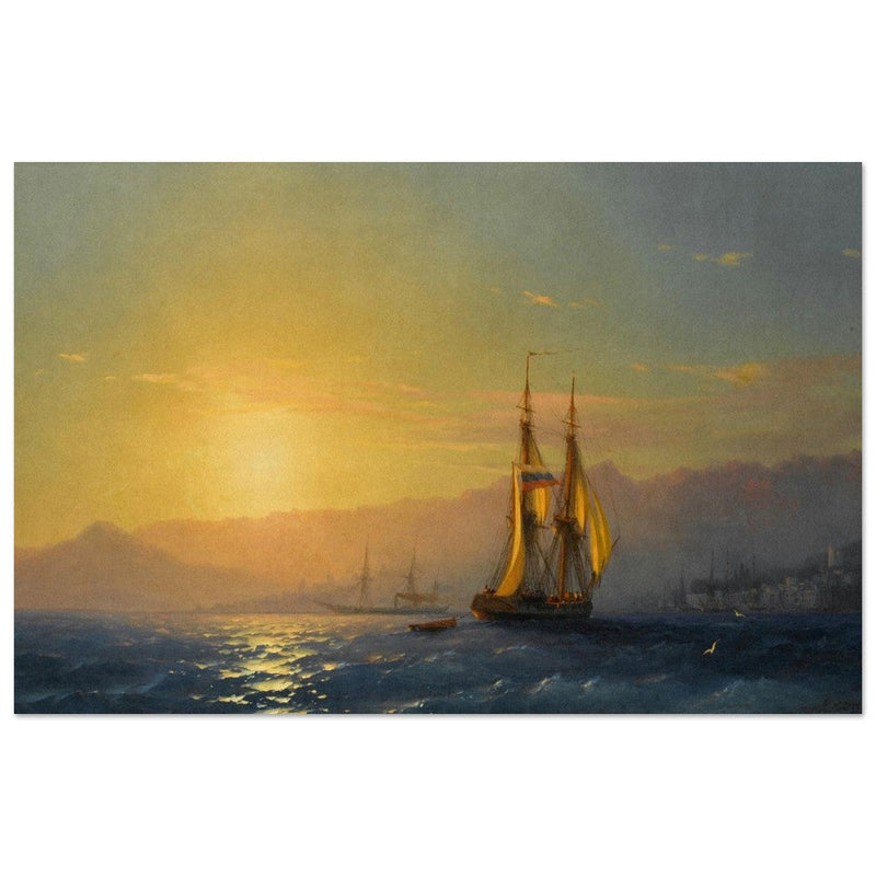 Sunset at Sea by Ivan Aivazovsky 1877.
