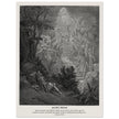 Gustave Dore The Bible engraving print . Jacob's dream.