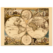 Ancient world map. Nova orbis tabvla in lvcem edita by Frederik de Wit